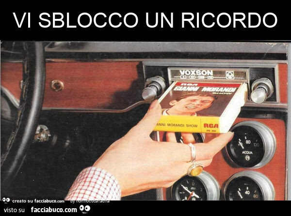 Vi sblocco un ricordo