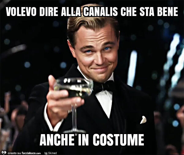 Volevo dire alla canalis che sta bene anche in costume