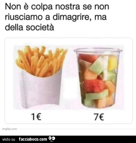 Non è colpa nostra se non riusciamo a dimagrire, ma della società