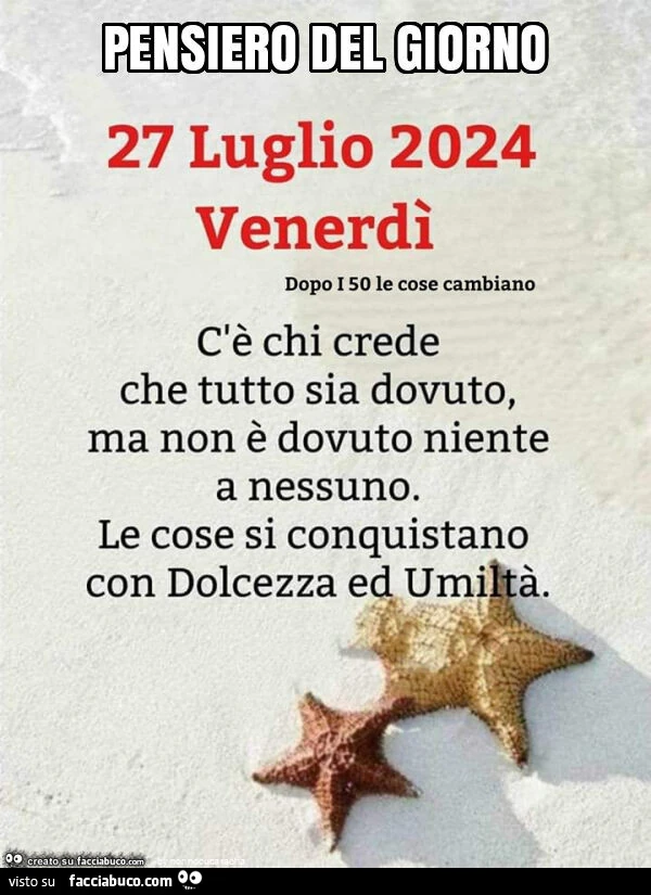 Pensiero del giorno
