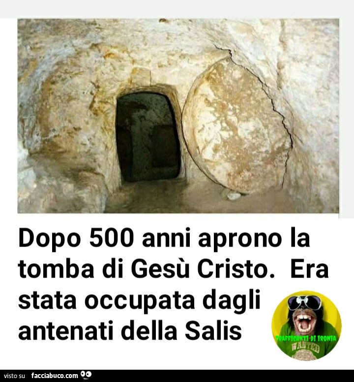 Dopo 500 anni aprono la tomba di Gesù Cristo era occupata dagli antenati della salis