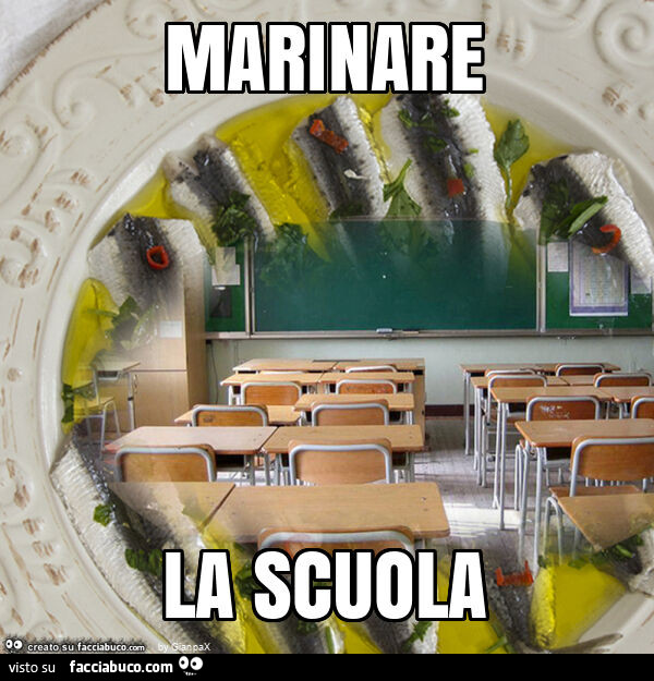 Marinare la scuola