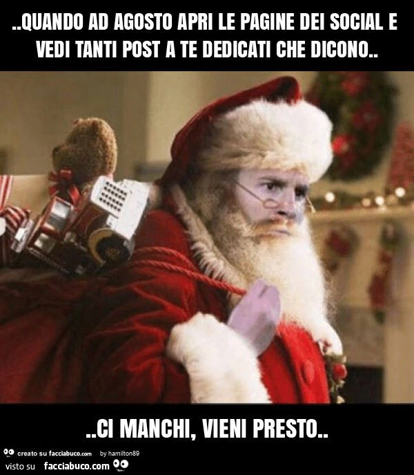 Quando ad agosto apri le pagine dei social e vedi tanti post a te dedicati che dicono&hellip; ci manchi, vieni presto