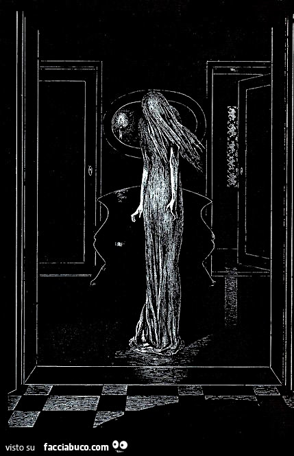 Alberto Martini - Illustrazione per un racconto di E. A. Poe, 1905