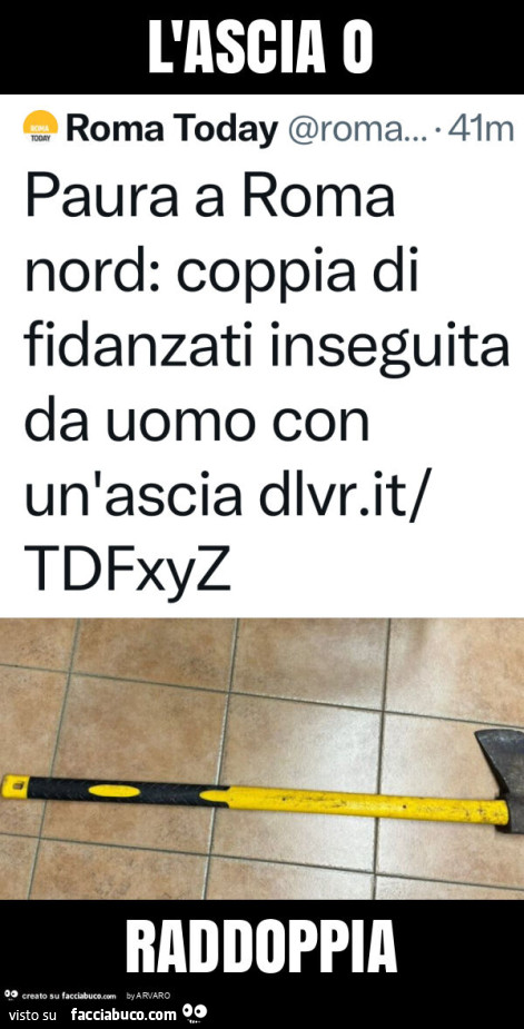 L'ascia o raddoppia