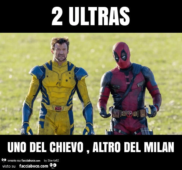2 ultras uno del chievo, altro del milan