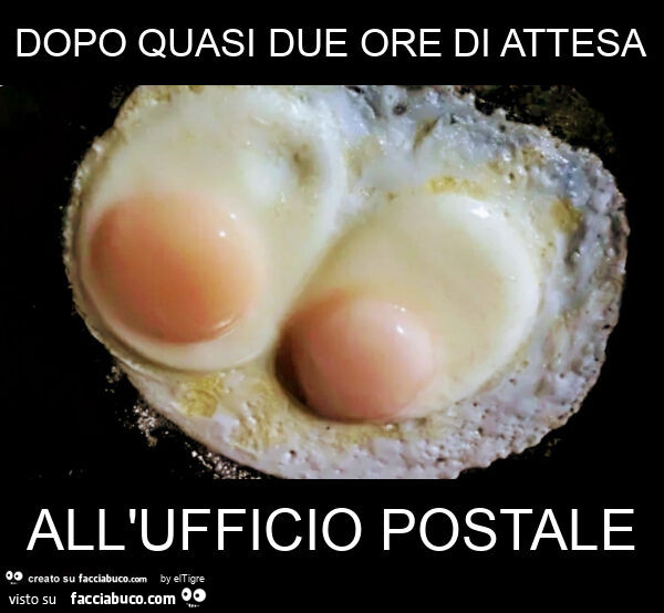 Dopo quasi due ore di attesa all'ufficio postale