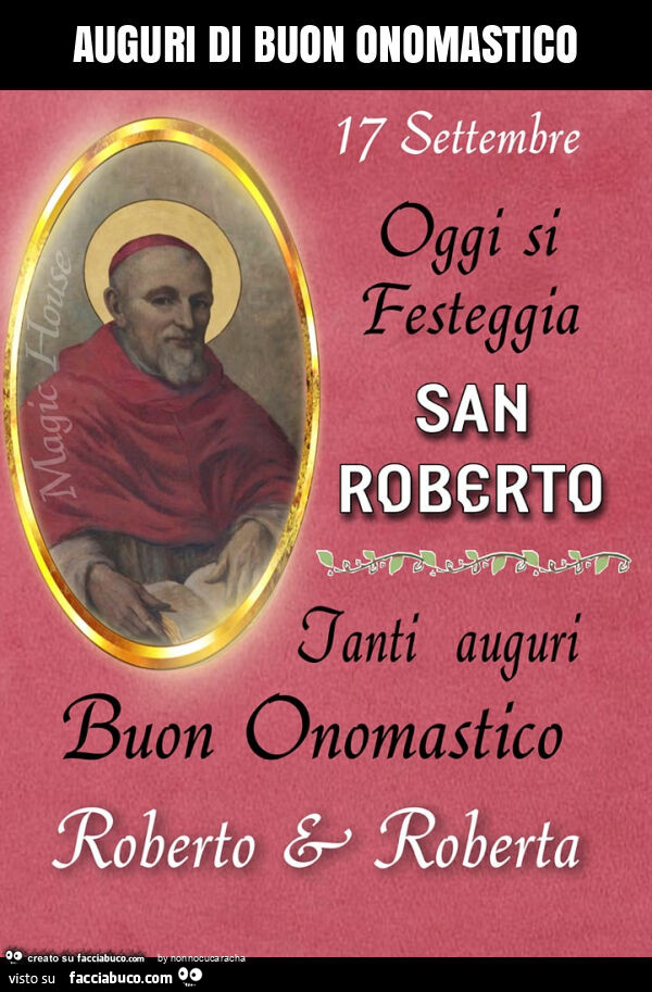 Auguri di buon onomastico