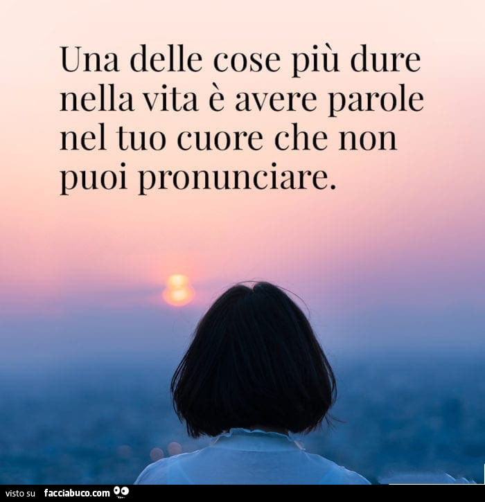 Parole che non puoi pronunciare