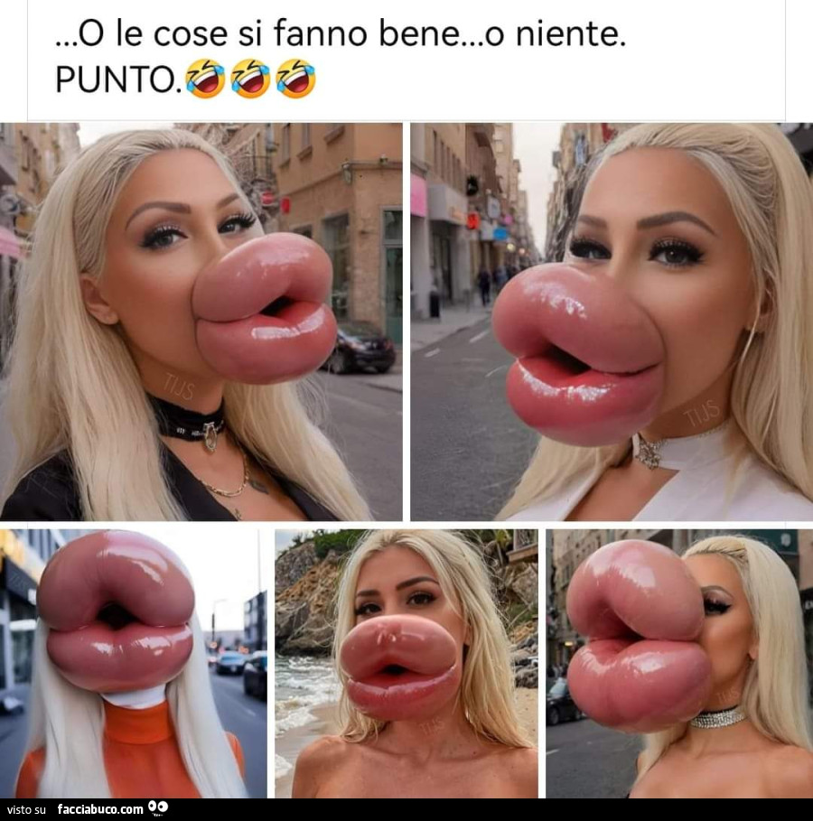 Labbra a canotto