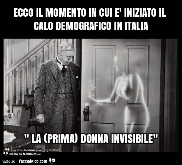 Ecco il momento in cui รจ iniziato il calo demografico in italia