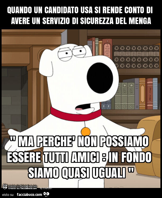 Quando un candidato usa si rende conto di avere un servizio di sicurezza del menga