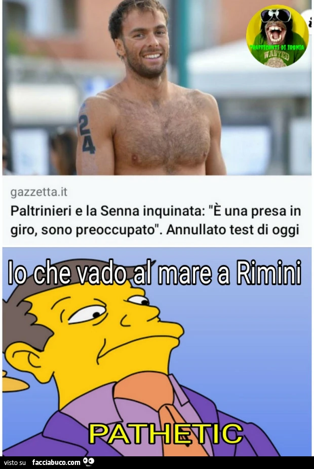 Paltrinieri e la Senna inquinata รจ una presa in giro