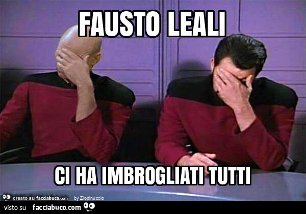 Fausto leali ci ha imbrogliati tutti