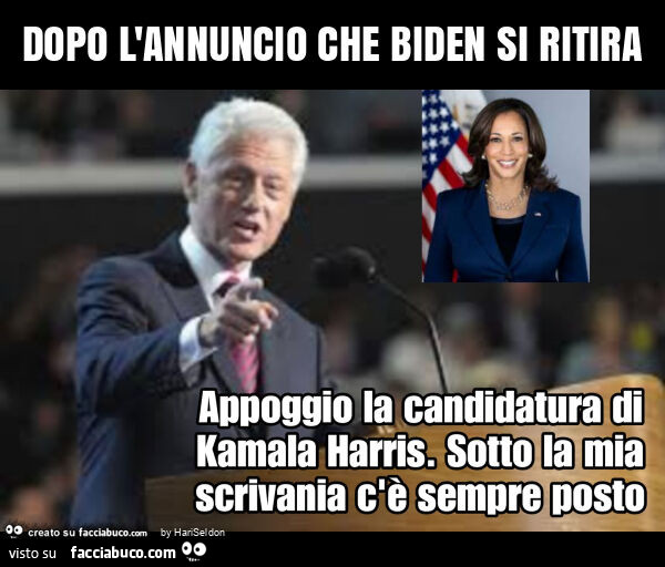 Dopo l'annuncio che biden si ritira