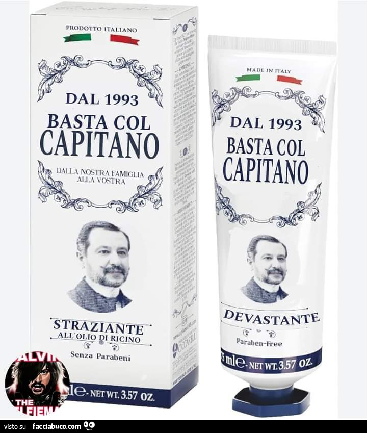 Dal 1993 basta col capitano