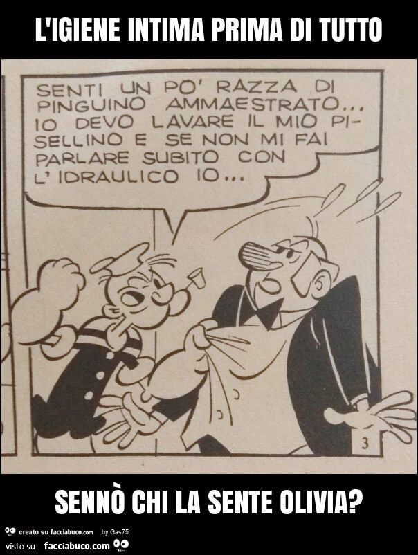 L'igiene intima prima di tutto sennรฒ chi la sente olivia?