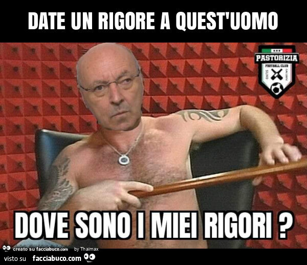 Date un rigore a quest'uomo