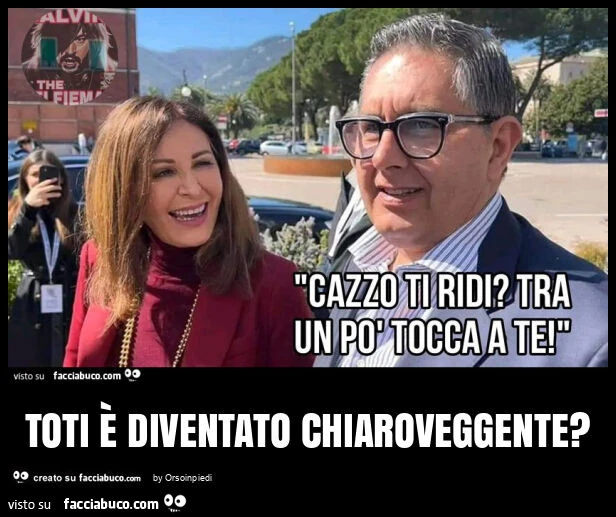 Toti è diventato chiaroveggente?