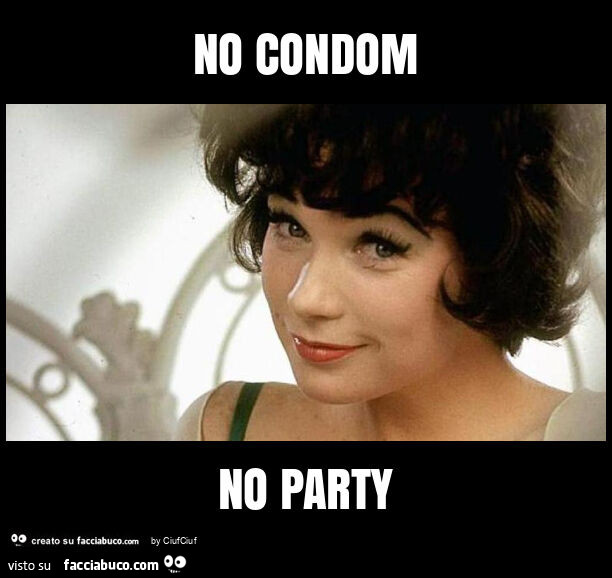 No condom no party