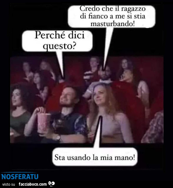 Masturbarsi al cinema