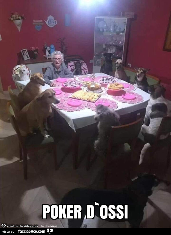 Poker d`ossi