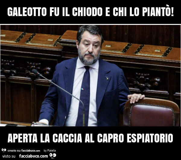 Salvini e il chiodo