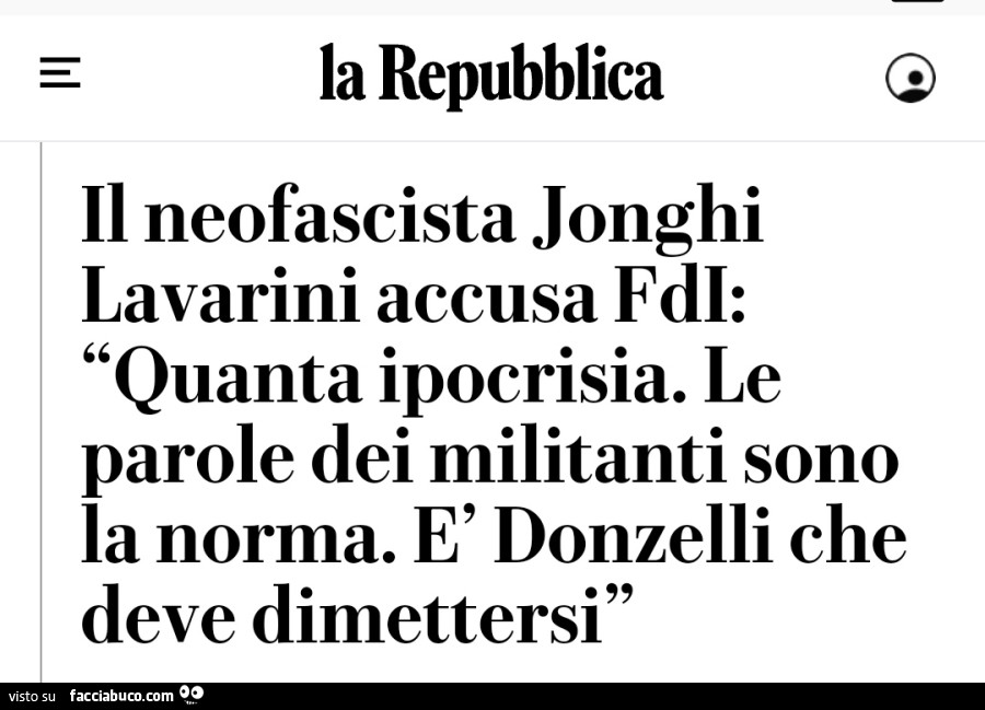 Il neofascista Jonghi Lavarini accusa FDI: quanta ipocrisia. Le parole dei militanti sono la norma