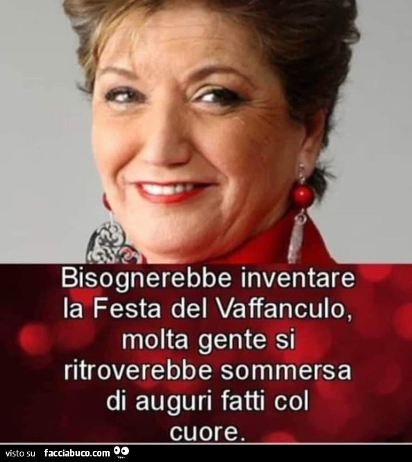 Giornate mondiali: bisogna assolutamente crearne una dedicata al vaffa generalizzato! Sai che soddisfazione, poi?!?