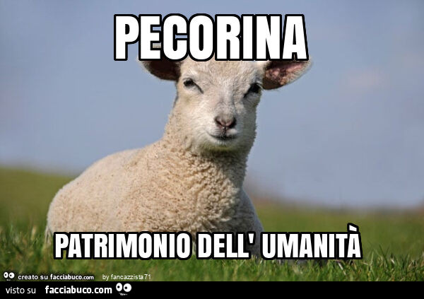 Pecorina patrimonio dell' umanità