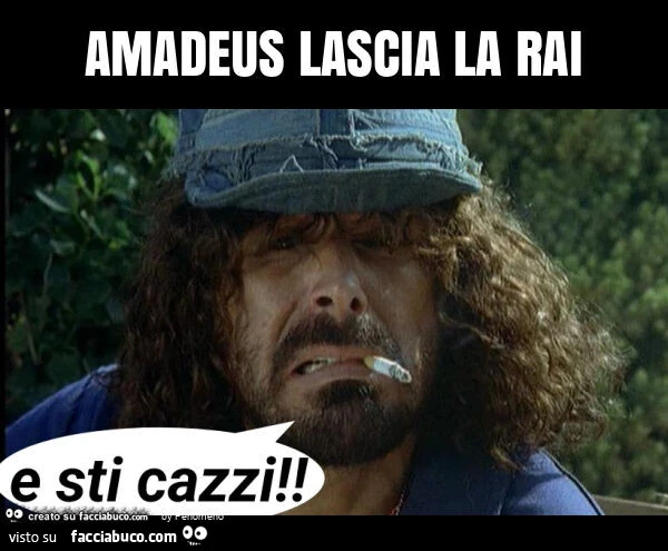 Amadeus lascia la rai