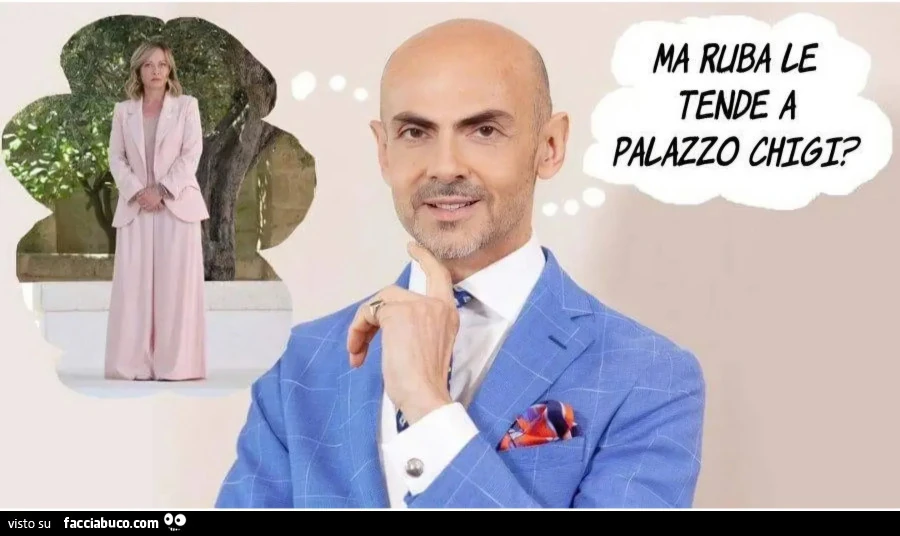 Ma ruba le tende a palazzo chimico miccia enzo meloni giorgia