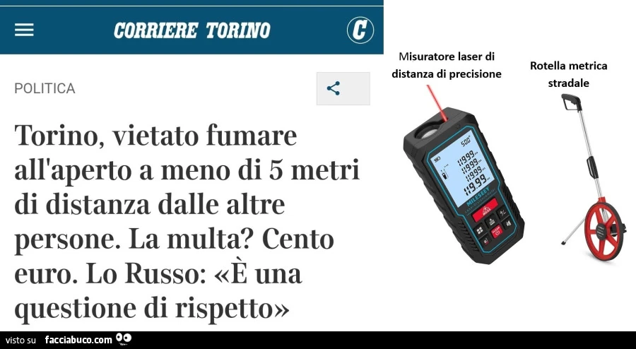 Torino, vietato fumare all'aperto a meno di 5 metri di distanza dalle altre persone. La multa? Cento euro