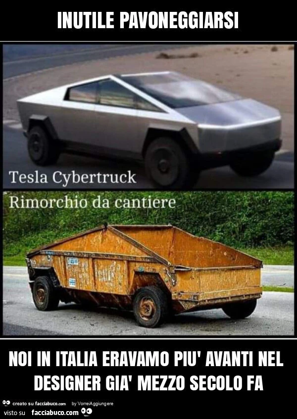Inutile pavoneggiarsi noi in italia eravamo piรน avanti nel designer giร mezzo secolo fa