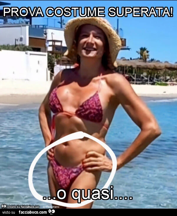 Prova costume superata! &hellip; o quasi