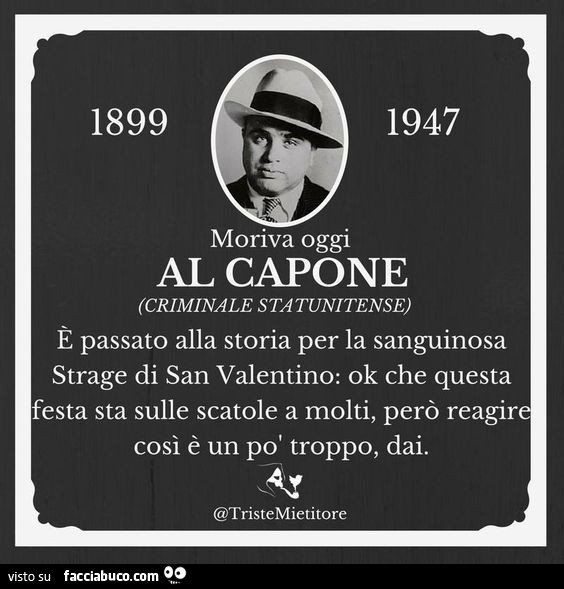 Al Capone e la strage di San Valentino