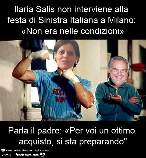 Ilaria salis non interviene alla festa di sinistra italiana a milano: «non era nelle condizioni» parla il padre: «per voi un ottimo acquisto, si sta preparando"