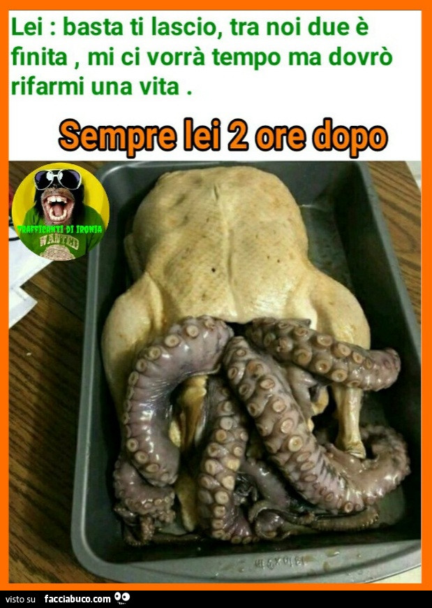 Lei basta ti lascio tra noi due è finita mi ci vorrà tempo ma dovrò rifarmi una vita