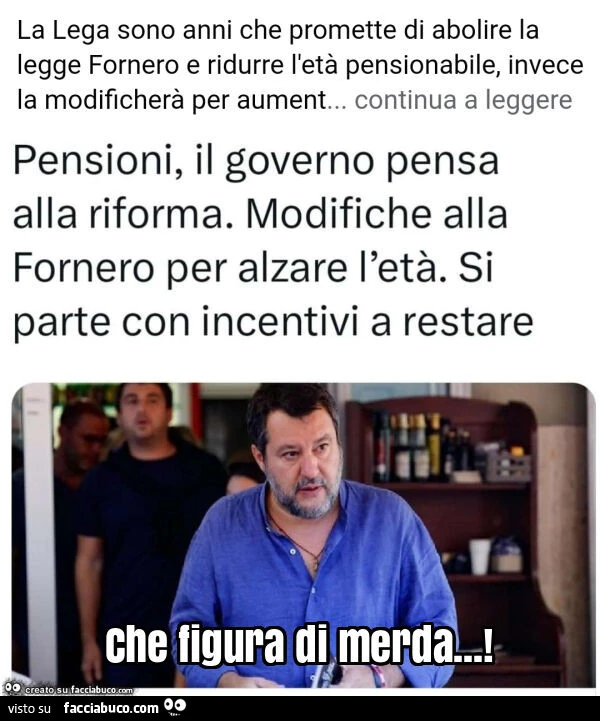 Che figura di merda