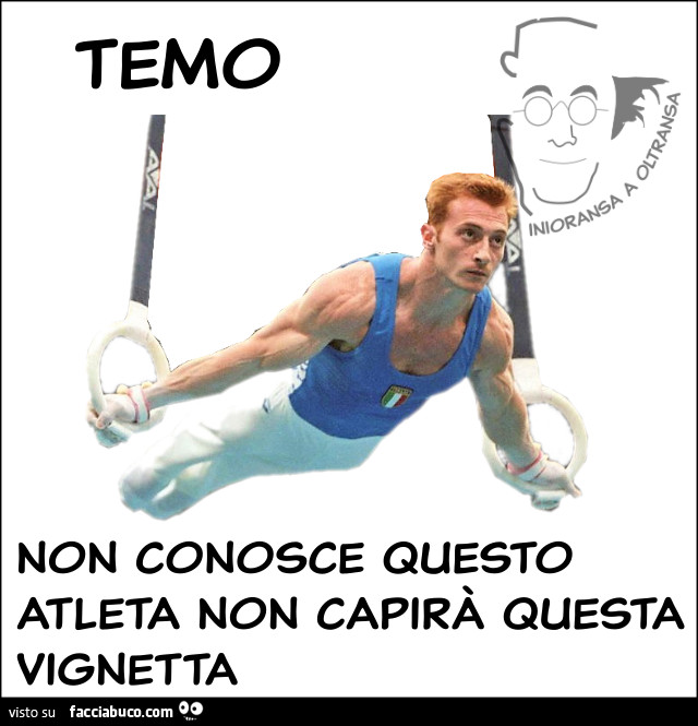 Temo che chi non conosce questo atleta non capirà questa vignetta