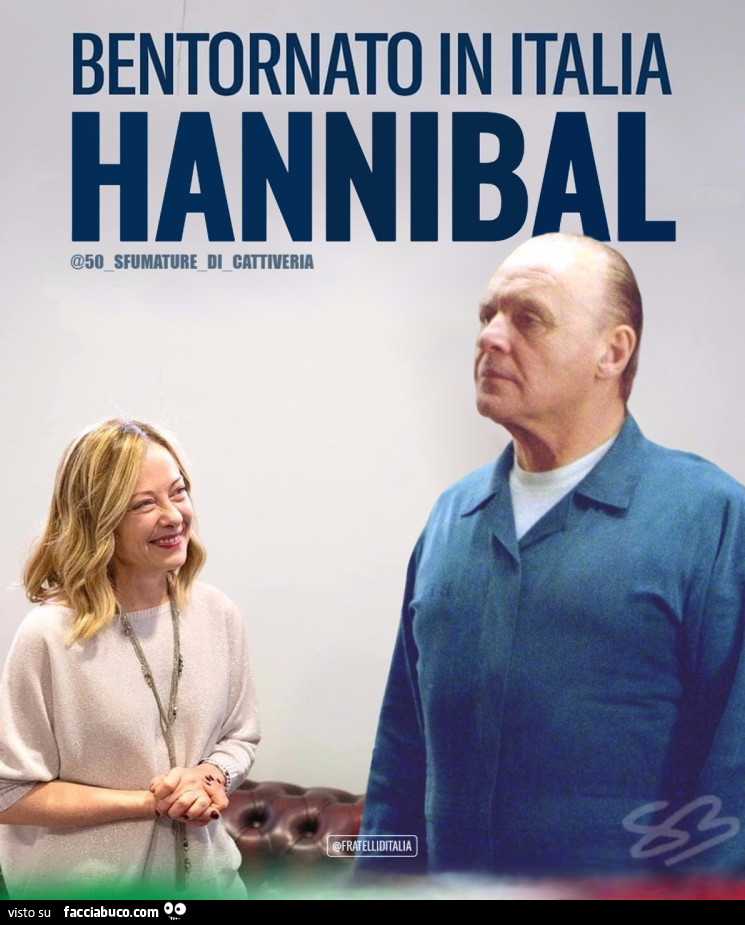 Bentornato in Italia Hannibal