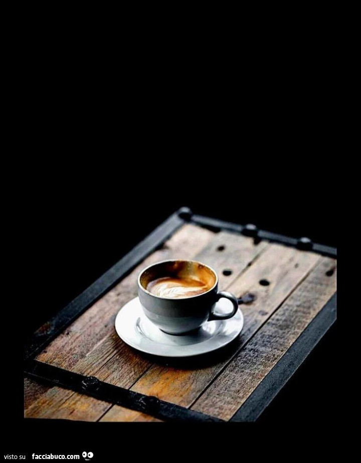 Caffè su legno