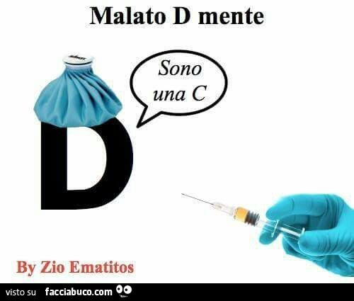 Malato d mente. Sono una c