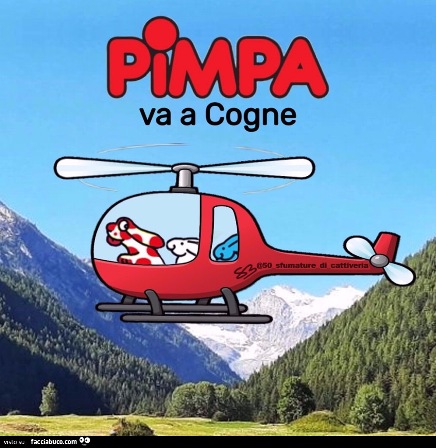 Pimpa va a Cogne