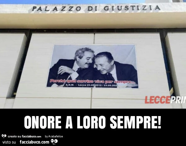 Onore a loro sempre