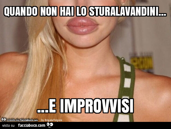 Quando non hai lo sturalavandini… e improvvisi