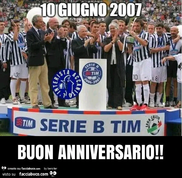 Buon anniversario