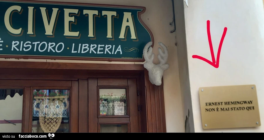 La civetta biella dove non è mai stato ernest hemingway